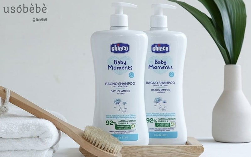 Sữa tắm gội dành cho bé sơ sinh Chicco Baby Moments