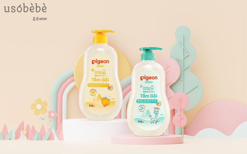 Review sữa tắm cho Bé - Pigeon Baby Wash