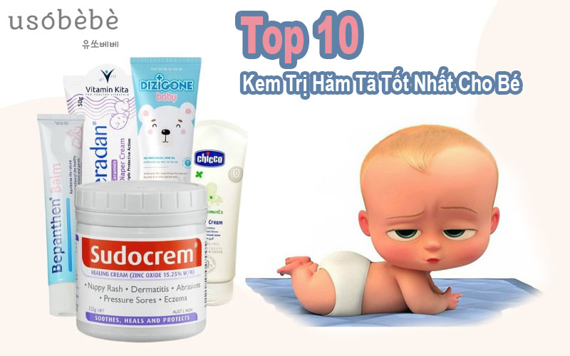 Top 10 Kem Hăm Tã Tốt Nhất Cho Bé – Mẹ Bỉm Không Thể Bỏ Qua!