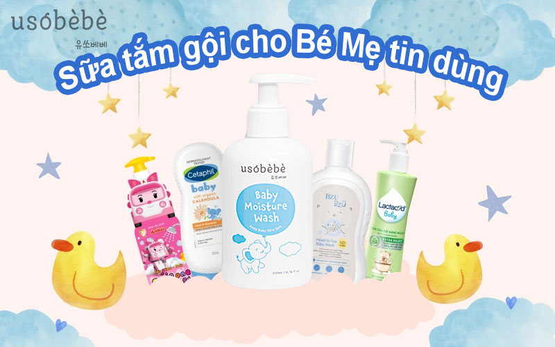 Review top 10 sữa tắm gội an toàn, dịu nhẹ cho Bé Mẹ nên dùng
